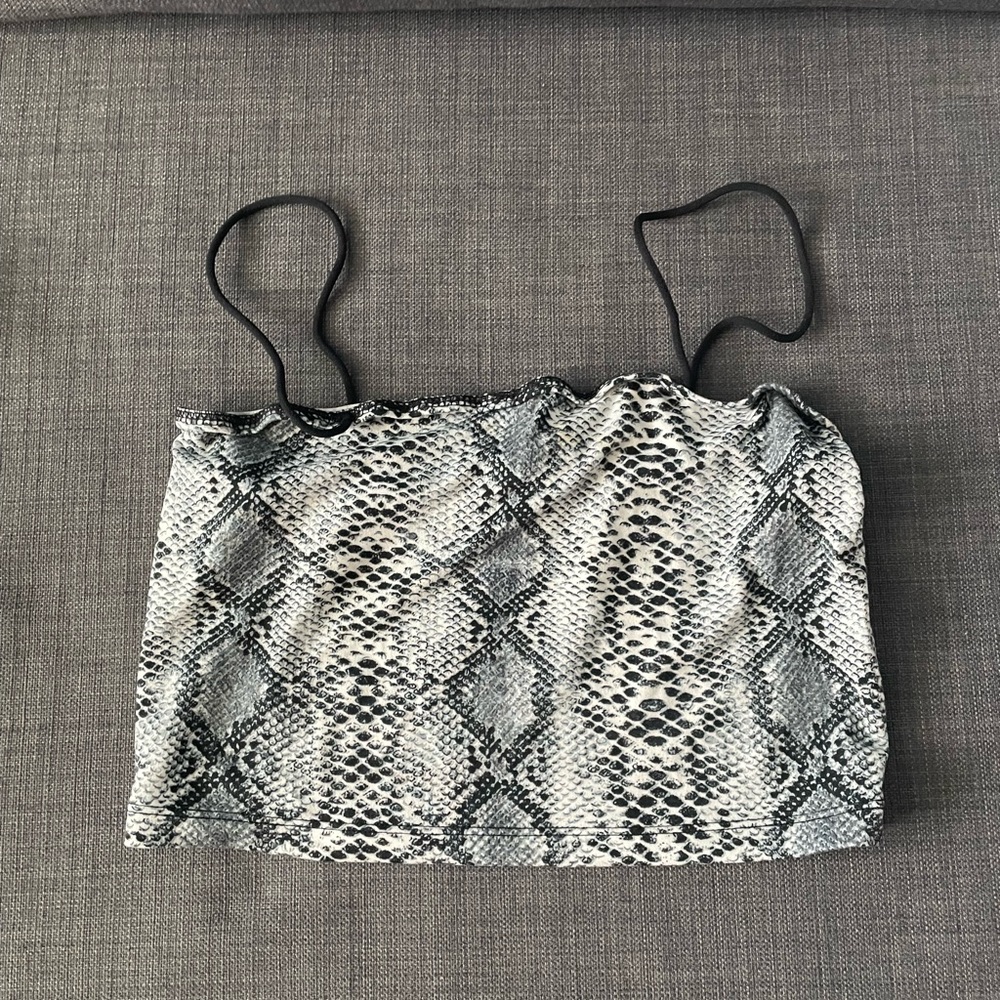 snake skin design tank top